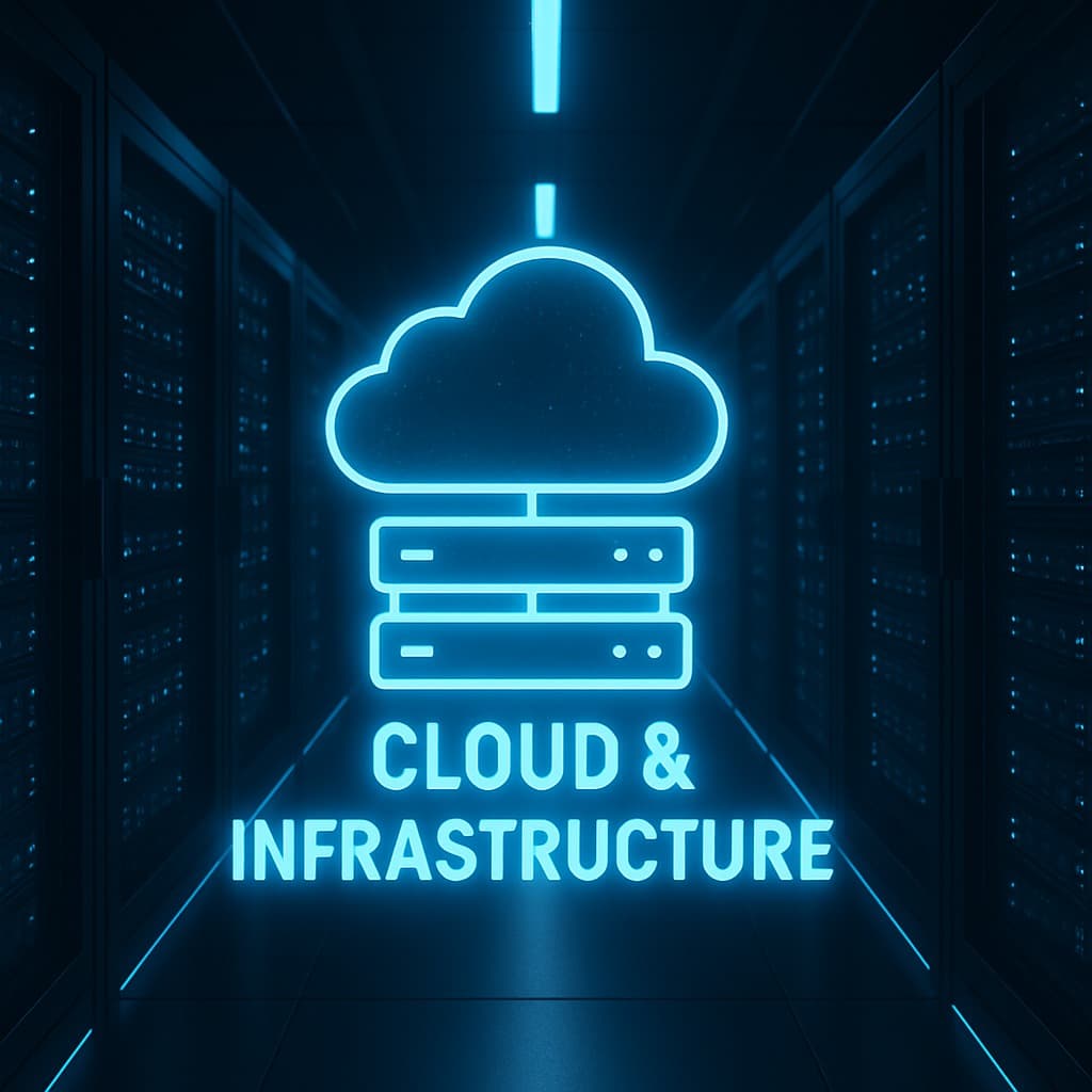 Virtualization/VM hosting dashboard illustration